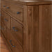 Vaughan-Bassett Cool Rustic 7 Drawer Dresser in Amber - Furniture Max (Falls Church,VA) *