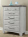 Vaughn-Bassett Sawmill 5 Drawer Chest in Alabaster Two Tone - Furniture Max (Falls Church,VA) *
