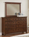 Vaughan-Basset Bonanza Landscape Mirror in Cherry - Furniture Max (Falls Church,VA) *