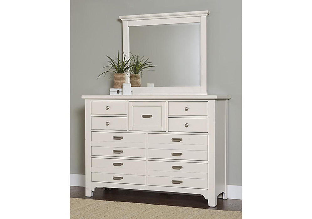 Vaughan-Bassett Bungalow Master Landscape Mirror in Lattice - Furniture Max (Falls Church,VA) *