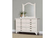 Vaughan-Bassett Bungalow 6 Drawer Dresser in Lattice - Furniture Max (Falls Church,VA) *