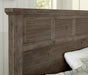Vaughan-Bassett Sawmill King Louver Bed in Saddle Grey - Furniture Max (Falls Church,VA) *