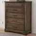 Vaughan-Bassett Cool Rustic 5 Drawer Chest in Mink - Furniture Max (Falls Church,VA) *