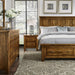 Vaughan-Bassett Maple Road Queen Mansion Bed w/ Storage Footboard  in Antique Amish - Furniture Max (Falls Church,VA) *