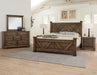 Vaughan-Bassett Cool Rustic Queen Barndoor X Headboard and Footboard Bed in Mink - Furniture Max (Falls Church,VA) *