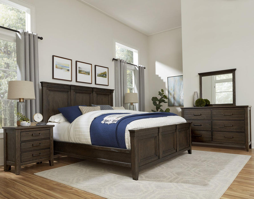 Vaughan-Bassett Passageways Charleston Brown California King Mansion Bed in Dark Brown - Furniture Max (Falls Church,VA) *