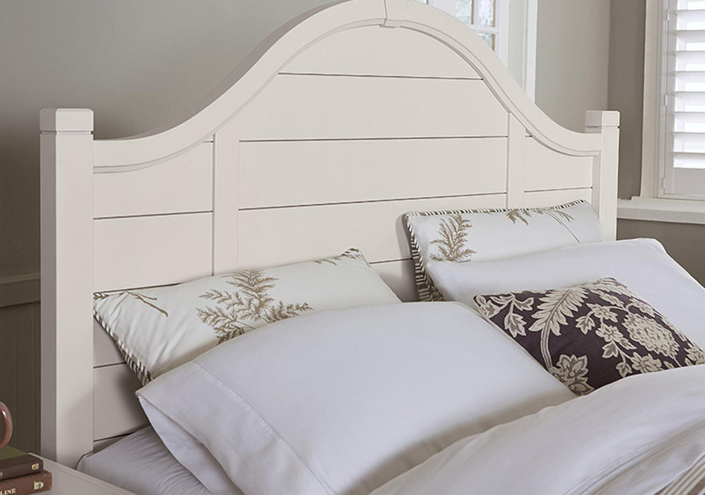 Vaughan-Bassett Bungalow King Arched Bed in Lattice - Furniture Max (Falls Church,VA) *