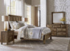 Vaughan-Bassett Maple Road King Mansion Bed w/ Low Profile Footboard  in Maple Syrup - Furniture Max (Falls Church,VA) *