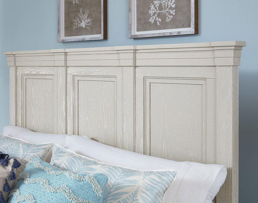 Vaughan-Bassett Passageways Oyster Grey California King Mansion Bed in Grey - Furniture Max (Falls Church,VA) *