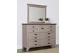 Vaughan-Bassett Bungalow Master Landscape Mirror in Dover - Furniture Max (Falls Church,VA) *