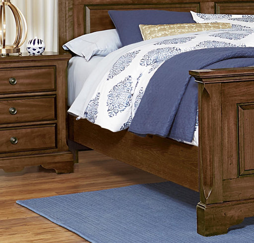 Vaughan-Bassett Heritage King Mansion Bed in Amish Cherry - Furniture Max (Falls Church,VA) *