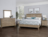 Vaughan-Bassett Passageways Deep Sand California King Mansion Bed with Low Profile Footboard in Medium Brown - Furniture Max (Falls Church,VA) *