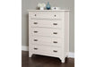 Vaughan-Bassett Bungalow 5 Drawer Chest in Lattice - Furniture Max (Falls Church,VA) *