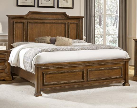 All-American Affinity Queen Mansion Bed in Antique Cherry - Furniture Max (Falls Church,VA) *