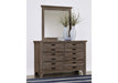 Vaughan-Bassett Bungalow Landscape Mirror in Folkstone - Furniture Max (Falls Church,VA) *