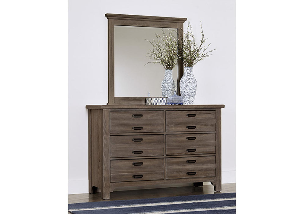 Vaughan-Bassett Bungalow Landscape Mirror in Folkstone - Furniture Max (Falls Church,VA) *