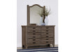 Vaughan-Bassett Bungalow Arch Mirror in Folkstone - Furniture Max (Falls Church,VA) *
