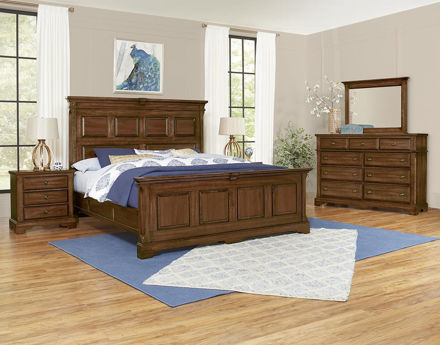 Vaughan-Bassett Heritage 3 Drawer Nightstand in Amish Cherry - Furniture Max (Falls Church,VA) *