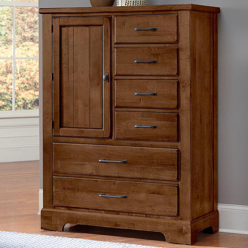 Vaughan-Bassett Cool Rustic Standing Chest in Amber - Furniture Max (Falls Church,VA) *