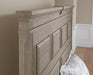 Vaughan-Bassett Heritage Queen Mansion Bed in Greystone - Furniture Max (Falls Church,VA) *