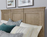 Vaughan-Bassett Passageways Deep Sand King Mansion Bed with Low Profile Footboard in Medium Brown - Furniture Max (Falls Church,VA) *