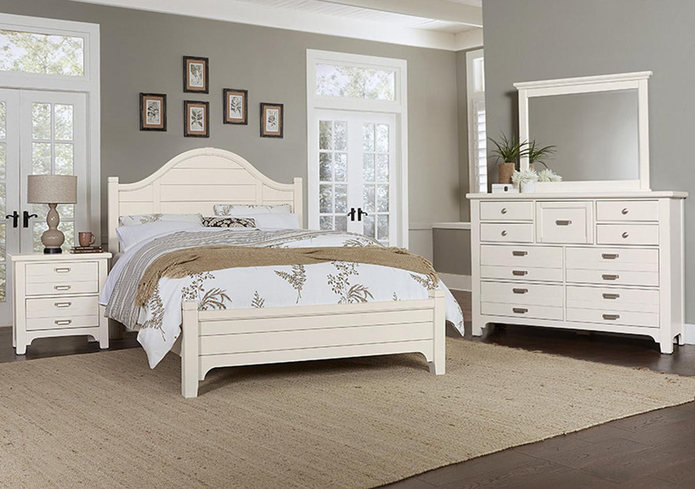 Vaughan-Bassett Bungalow King Arched Bed in Lattice - Furniture Max (Falls Church,VA) *