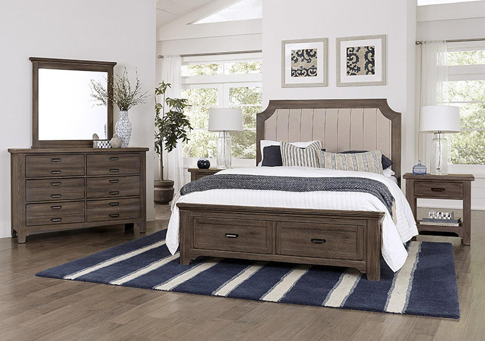 Vaughan-Bassett Bungalow Landscape Mirror in Folkstone - Furniture Max (Falls Church,VA) *