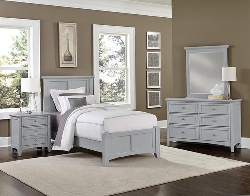 Vaughan-Bassett Bonanza Small Landscape Mirror in Gray - Furniture Max (Falls Church,VA) *