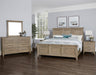 Vaughan-Bassett Passageways Deep Sand Landscape Mirror in Medium Brown - Furniture Max (Falls Church,VA) *