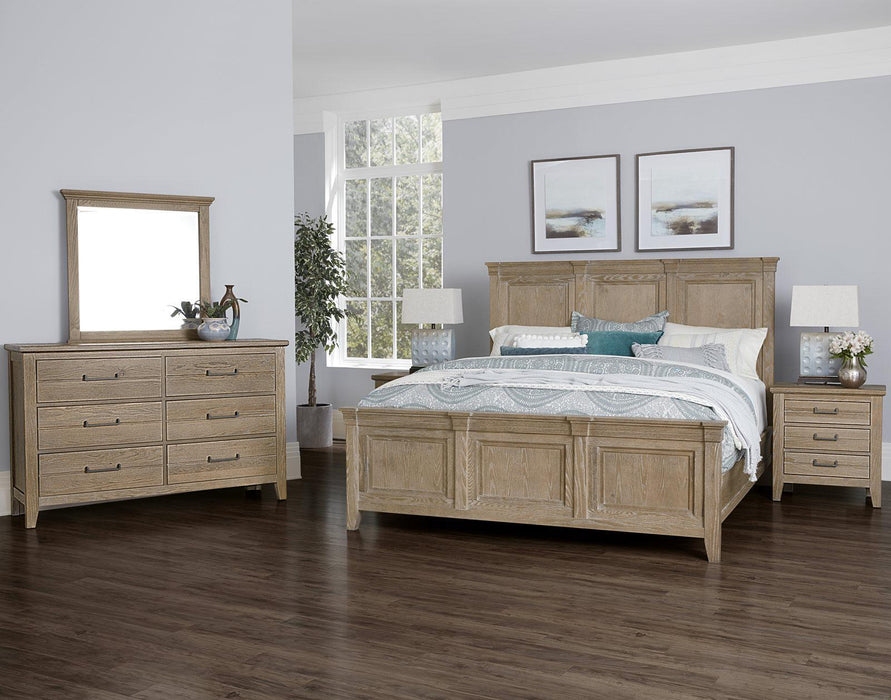 Vaughan-Bassett Passageways Deep Sand 3 Drawers Nightstand in Medium Brown - Furniture Max (Falls Church,VA) *