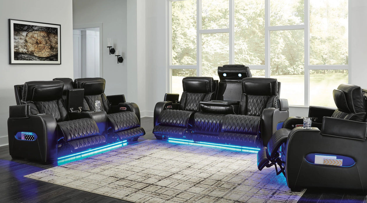 Boyington Power Reclining Sofa, Loveseat and Recliner