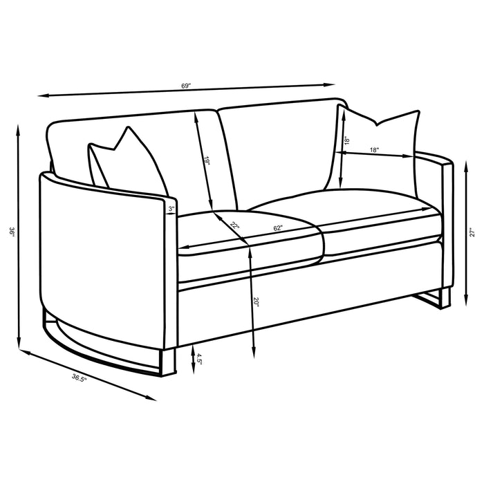 Corliss Loveseat