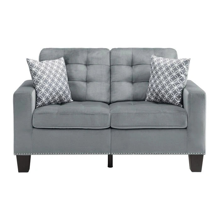 Lantana Loveseat in Gray 9957GY-2