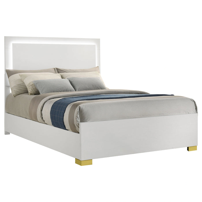 Marceline Panel Bed with LED Lighting
