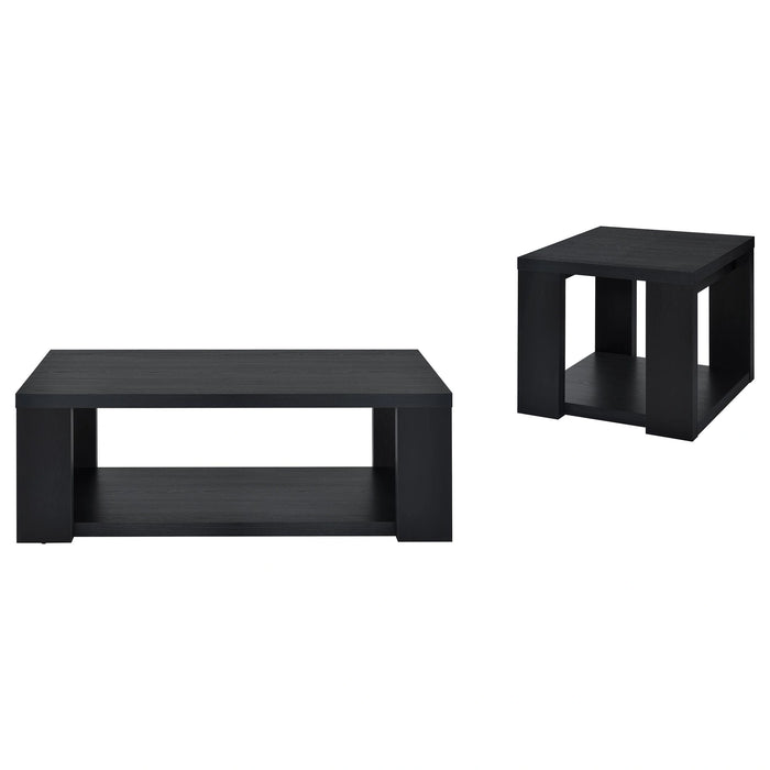 Pavone Open-Shelf Coffee and End Table Set