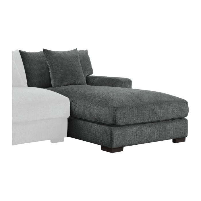 Worchester Right Side Chaise in Gray 9857DG-RC