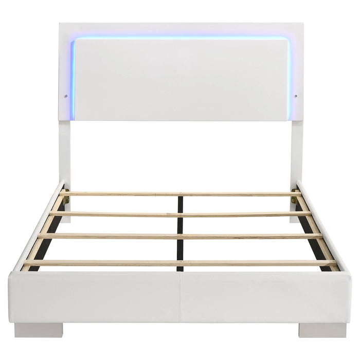 Felicity Panel Bed with LED Lighting