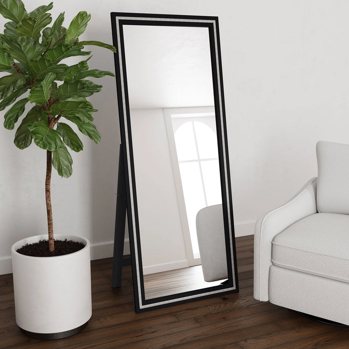 Windrose Standing Mirror with LED Lighting