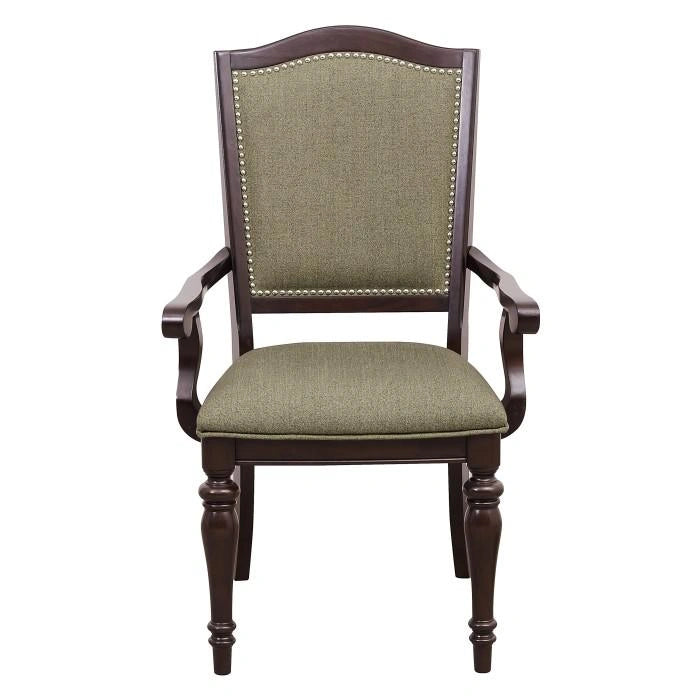 Marston Arm Chair in Dark Cherry (Set of 2)