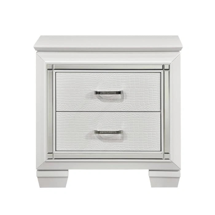 Allura Nightstand in White 1916W-4
