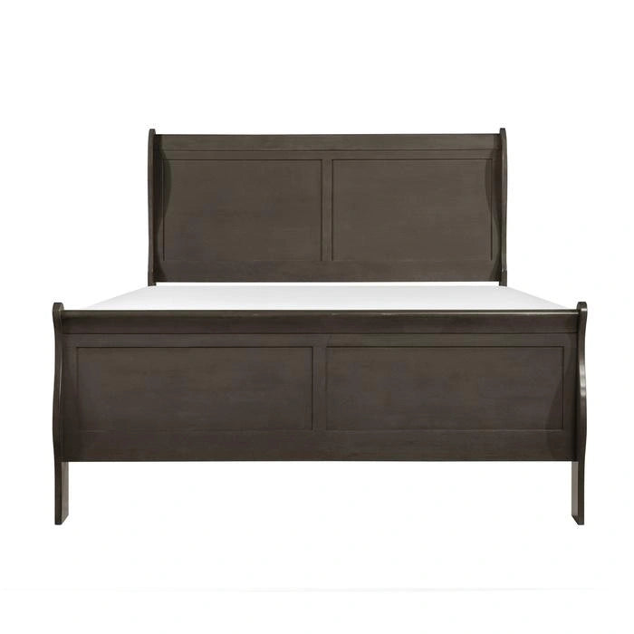 Mayville Full Sleigh Bed in Gray - Furniture Max (Falls Church,VA) *