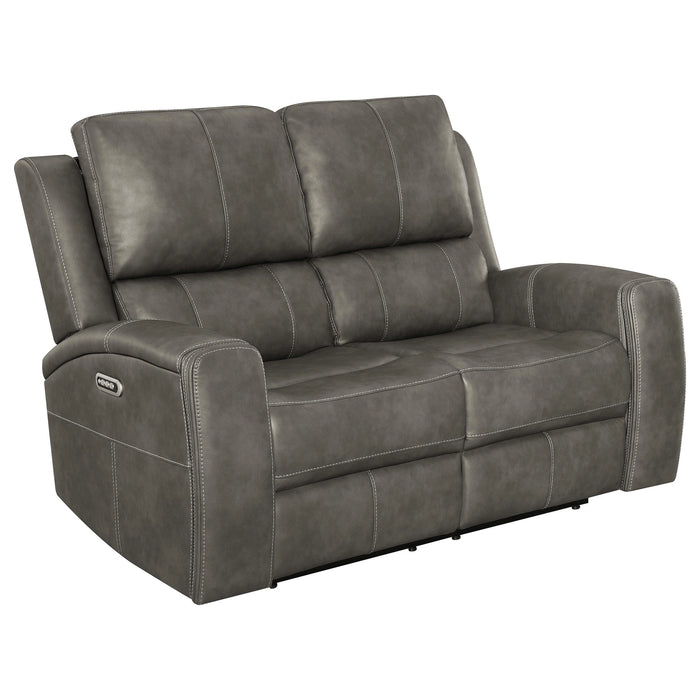 Brickston Triple Power Reclining Loveseat