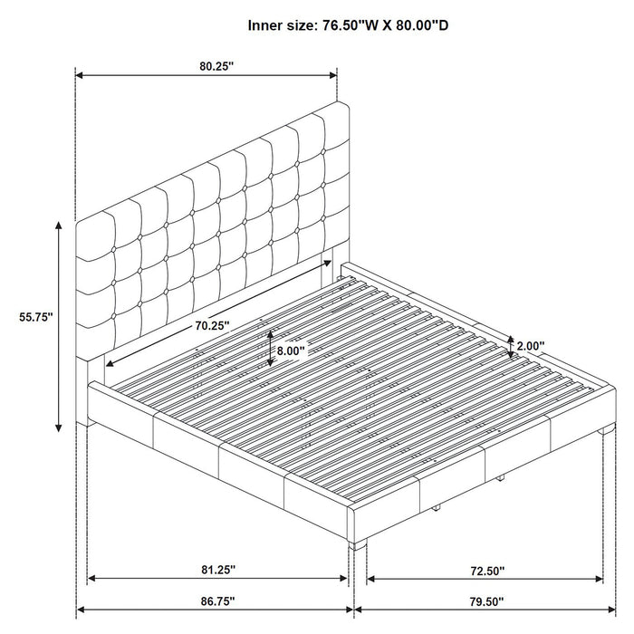 Medley Panel Platform Bed