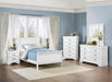 Mayville 2 Drawer Nightstand in White 2147W-4 - Furniture Max (Falls Church,VA) *