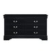Mayville 6 Drawer Dresser in Black 2147BK-5 - Furniture Max (Falls Church,VA) *