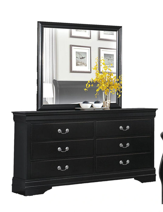 Mayville 6 Drawer Dresser in Black 2147BK-5 - Furniture Max (Falls Church,VA) *