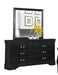 Mayville 6 Drawer Dresser in Black 2147BK-5 - Furniture Max (Falls Church,VA) *