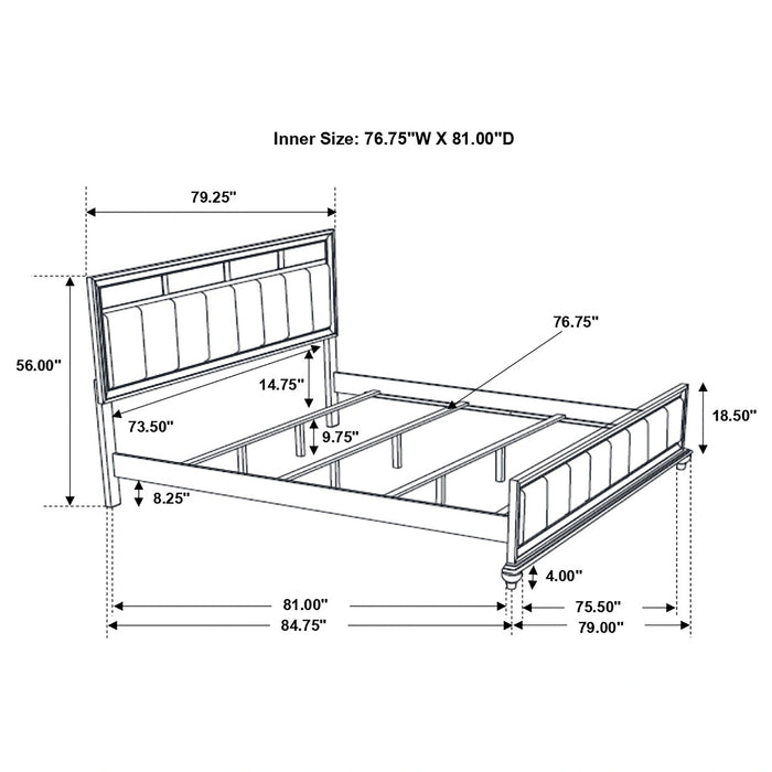 Barzini Panel Bed