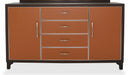 21 Cosmopolitan 4 Drawer Dresser in Orange/Umber image