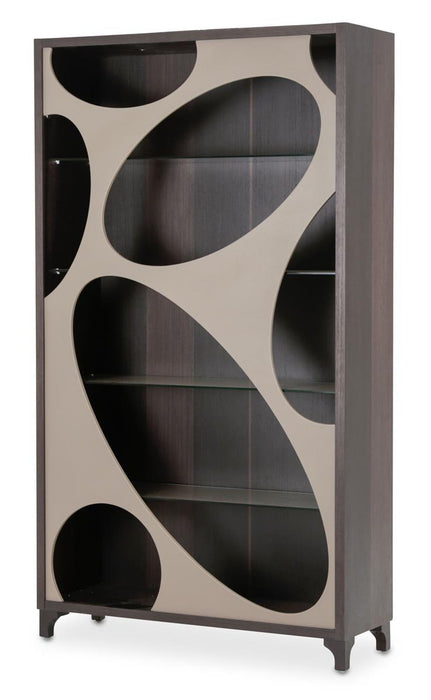 21 Cosmopolitan Curio Center Cabinet in Taupe/Umber image